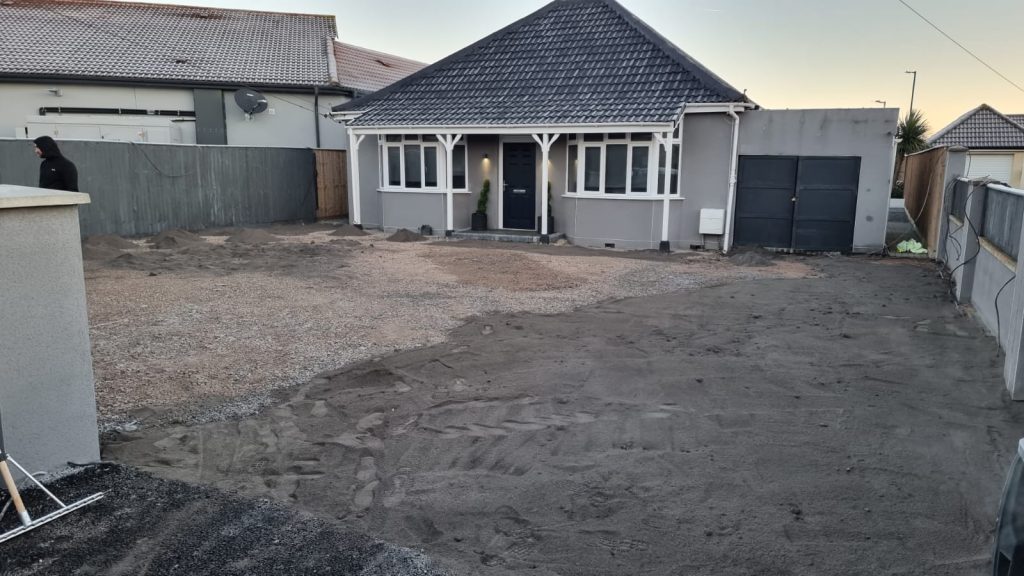 Prep for Driveway
